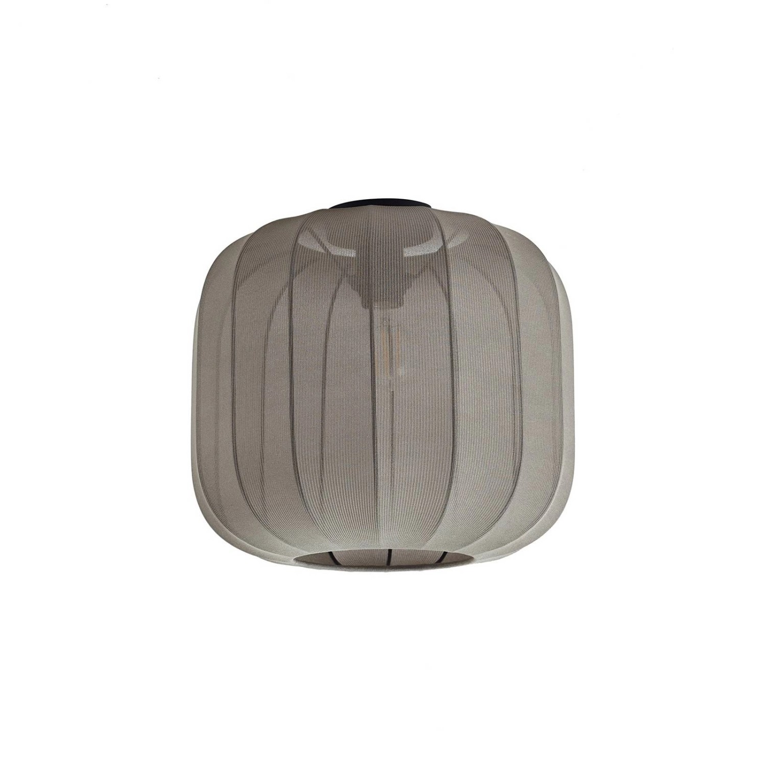 Lindby Deckenlampe Helin 10030925 Skandinavisch in Alu aus Textil 1-flammig E27 Wohnzimmerleuchte