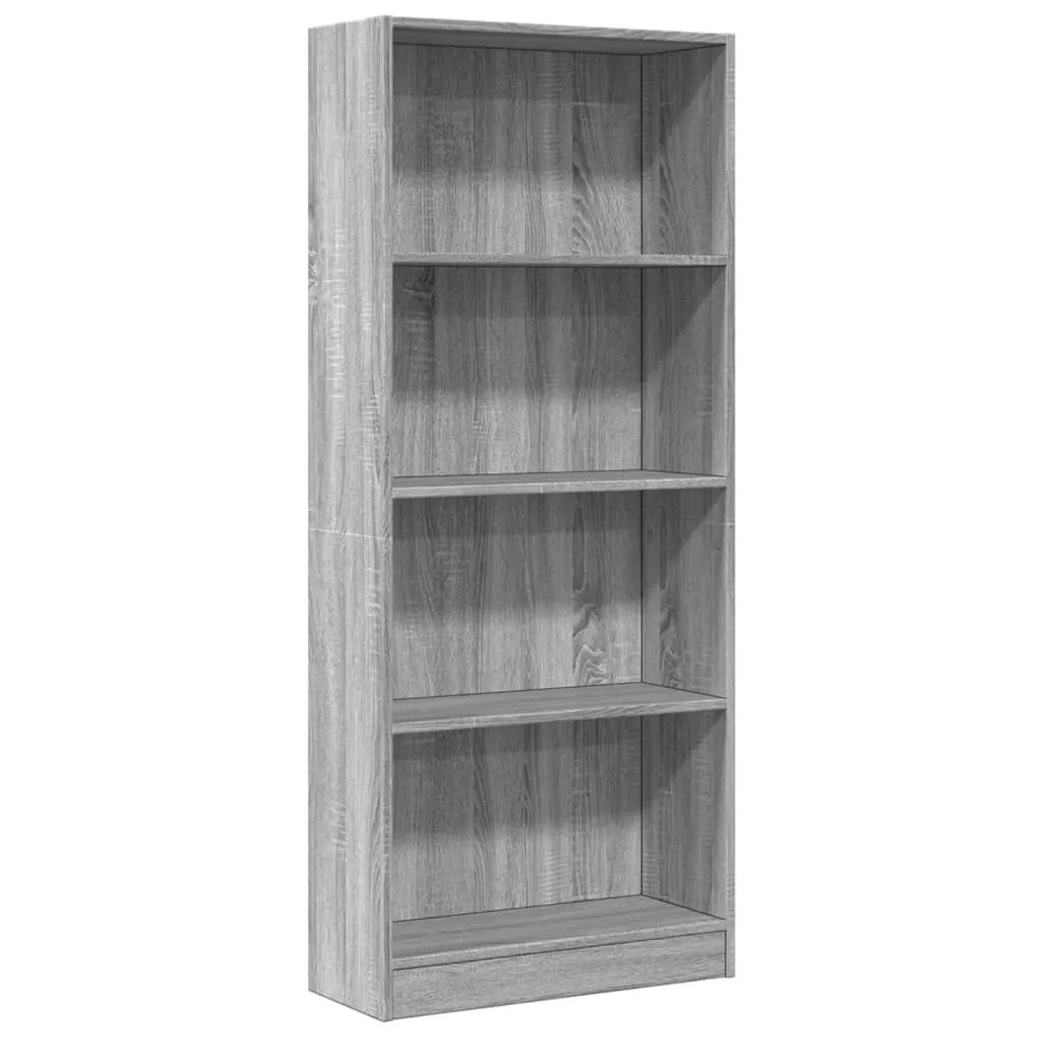 vidaXL Bücherregal Grau Sonoma 60x24x143 cm Holzwerkstoff 857817 günstig online kaufen
