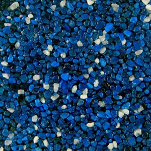 Terralith Buntsteinputz Mosaikputz 2mm 14 kg BSP18 Weiss Blau