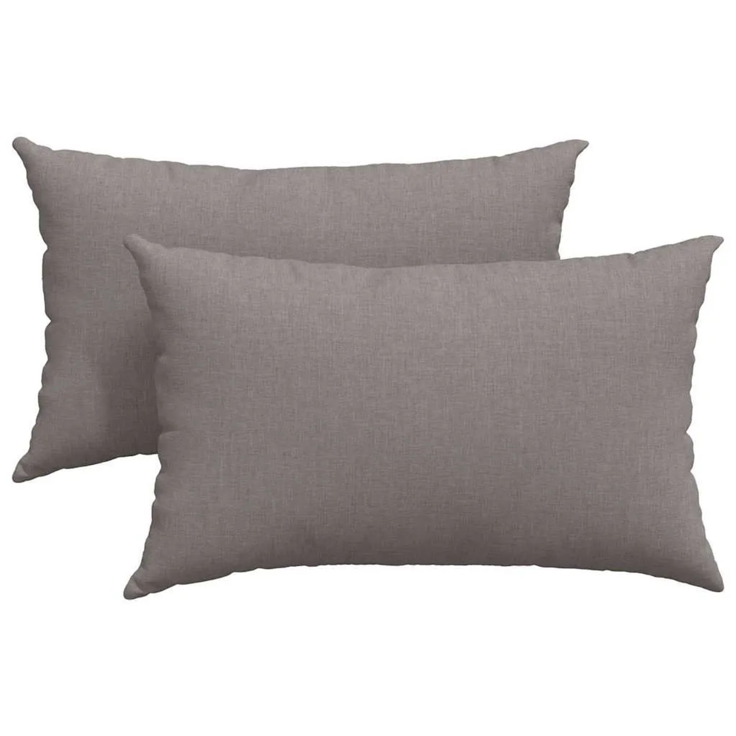 vidaXL Sofakissen 2 Stück Taupe 50 x 30 cm Stoff 42013616