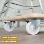 Wagner Transporthilfe Allrounder Birke MM 1116 mit 4 Rollen und Multiplex-Platte.