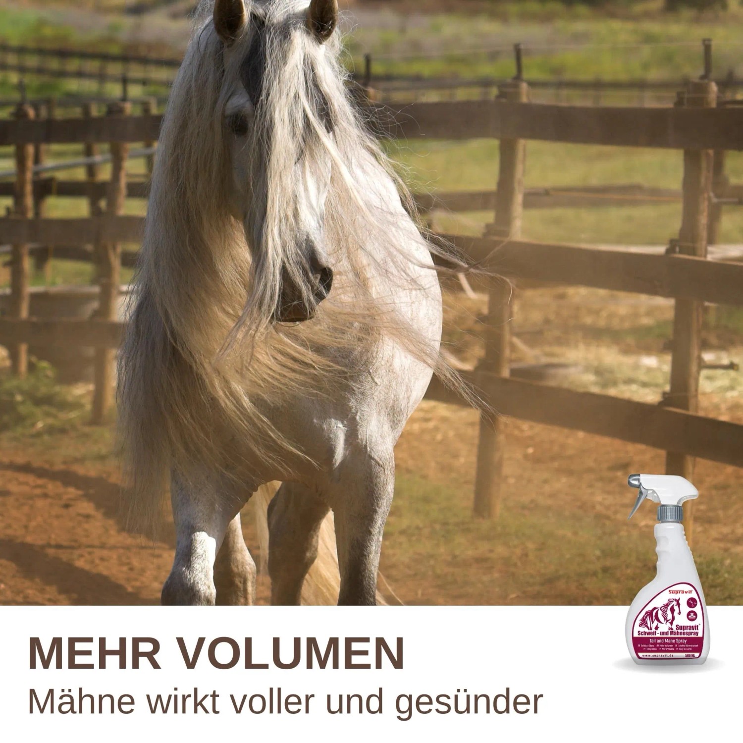 Supravit Schweif und Mähnenspray Pferd_5