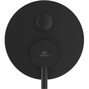 Ideal Standard Ceraline Unterputz Wannenarmatur in Silk Black.