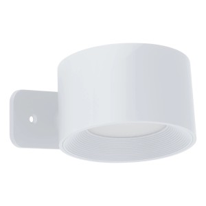 Weiße EGLO LED Wandleuchte MURAGLIE mit Akku, Touch-Dimmer, rund.