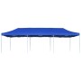 Blaues vidaXL Faltzelt 3x9m, ideal für Partys und Veranstaltungen im Freien.