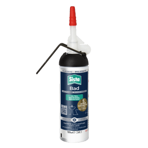 Sista Silikon Bad Sanitär, ultraschimmelresistent, 100ml Spender, Weiß.