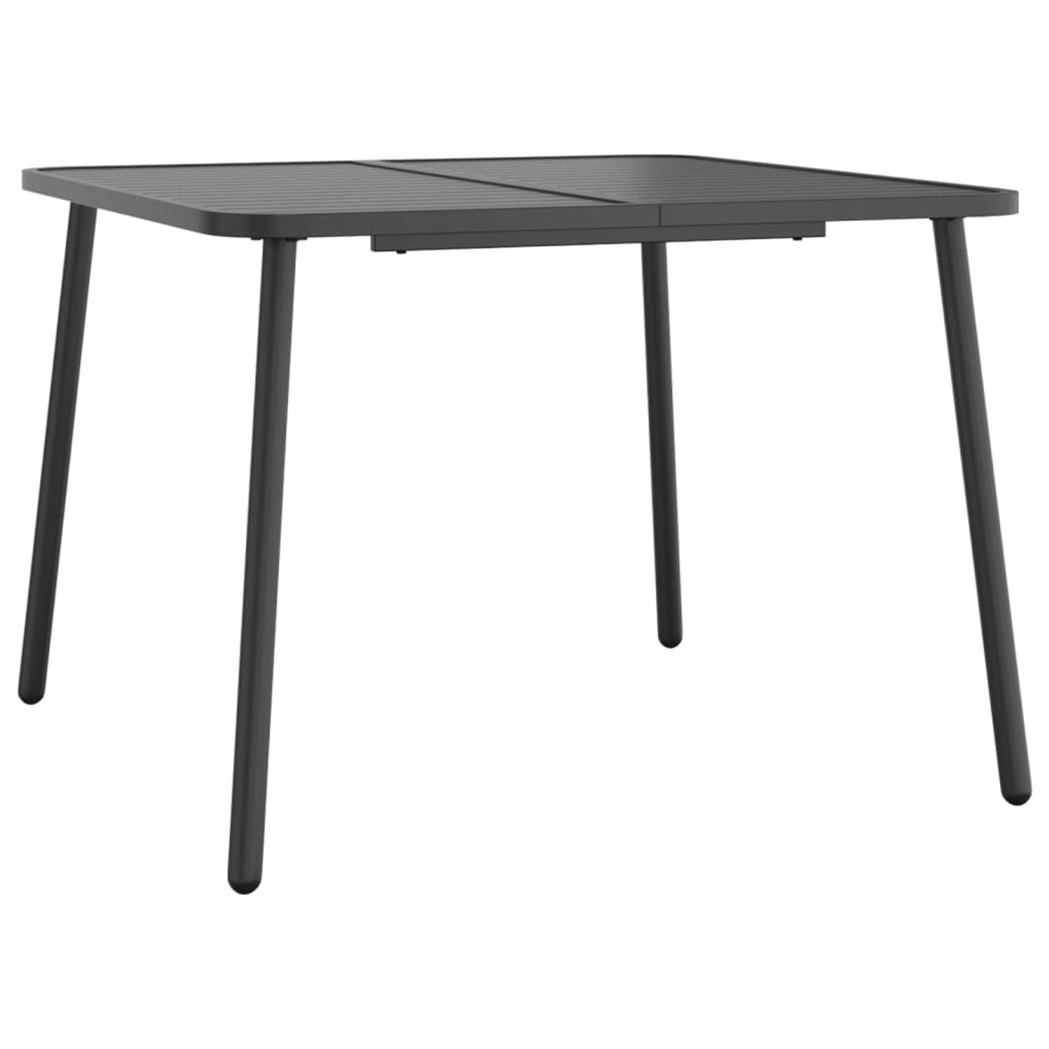 vidaXL Gartentisch Anthrazit 100x100x71 cm Stahl 362738 günstig online kaufen