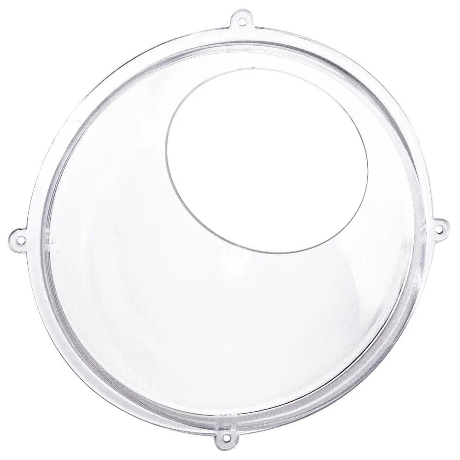 HMF 4662422 Wandregal Acrylhalbkugel Hängedisplay Durchmesser 24 cm Transparent