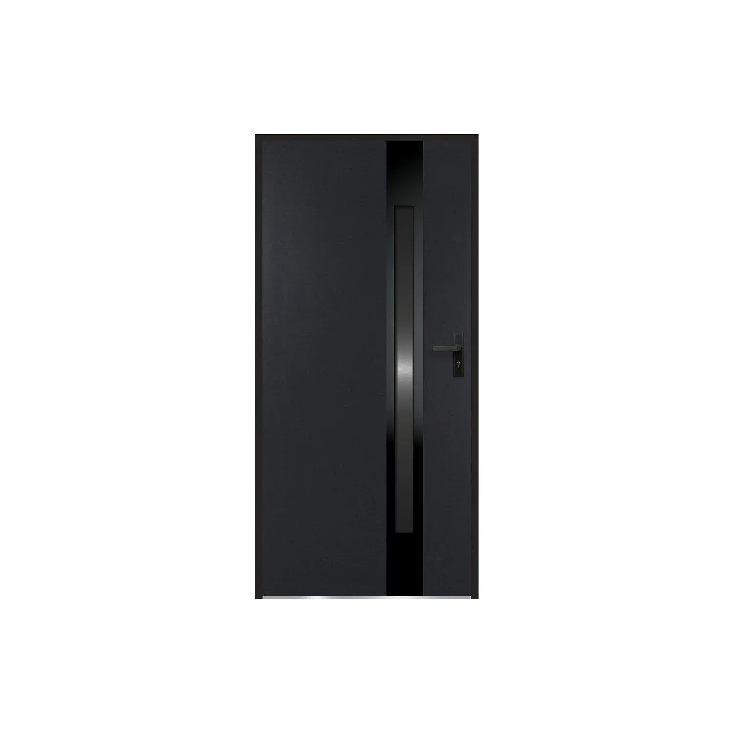 Vente-unique Haustür Braga Anthrazitgrau 95.1 cm