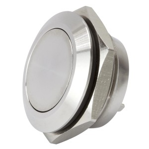 Edelstahl Klingelknopf, Vollmetalltaster für Sicherheit & Haustechnik.