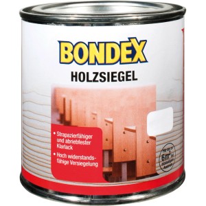 Dose Bondex Holzsiegel, transparenter Klarlack für stark beanspruchte Holzoberflächen, glänzend, 250ml.