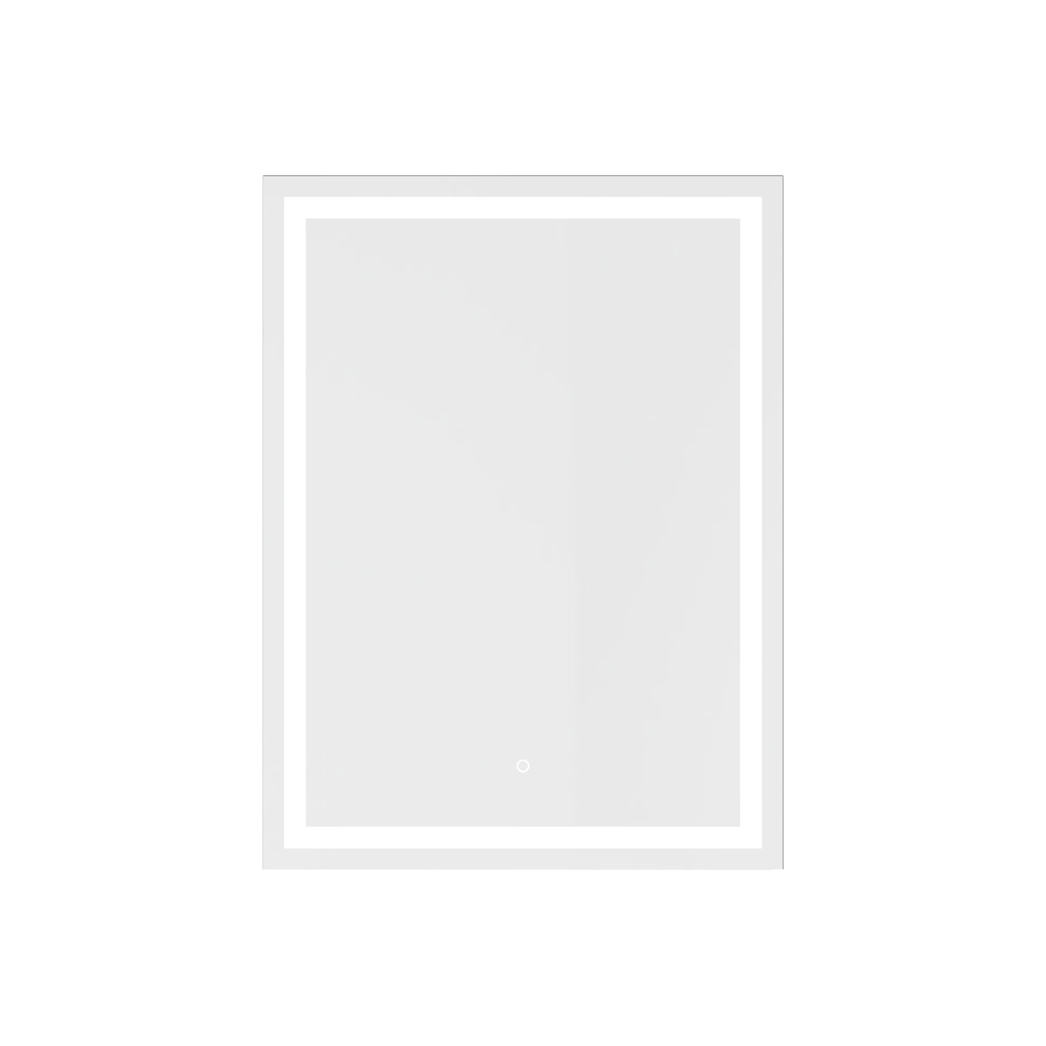 Kristall-Form LED-Lichtspiegel FrameLight I 60 cm x 80 cm rechteckig günstig online kaufen