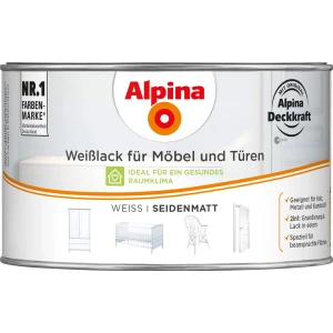 Alpina Weißlack für Möbel & Türen seidenmatt 300 ml