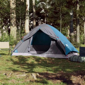 vidaXL Kuppel-Campingzelt 2 Personen Blau Wasserdicht 94644