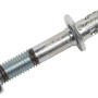 LUX Bolzenanker, 10 mm Durchmesser, 80 mm Länge, aus verzinktem Stahl.