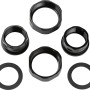 Pumpenverschraubungssatz 44,8 mm (1 1/2) für Heizungsinstallation, bestehend aus 4 Verschraubungen und 2 Dichtungen.