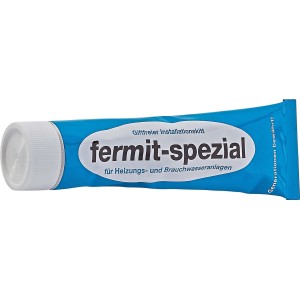 Tube LUX Dichtpaste 70g, blau, für Heizungs- und Brauchwasseranlagen.