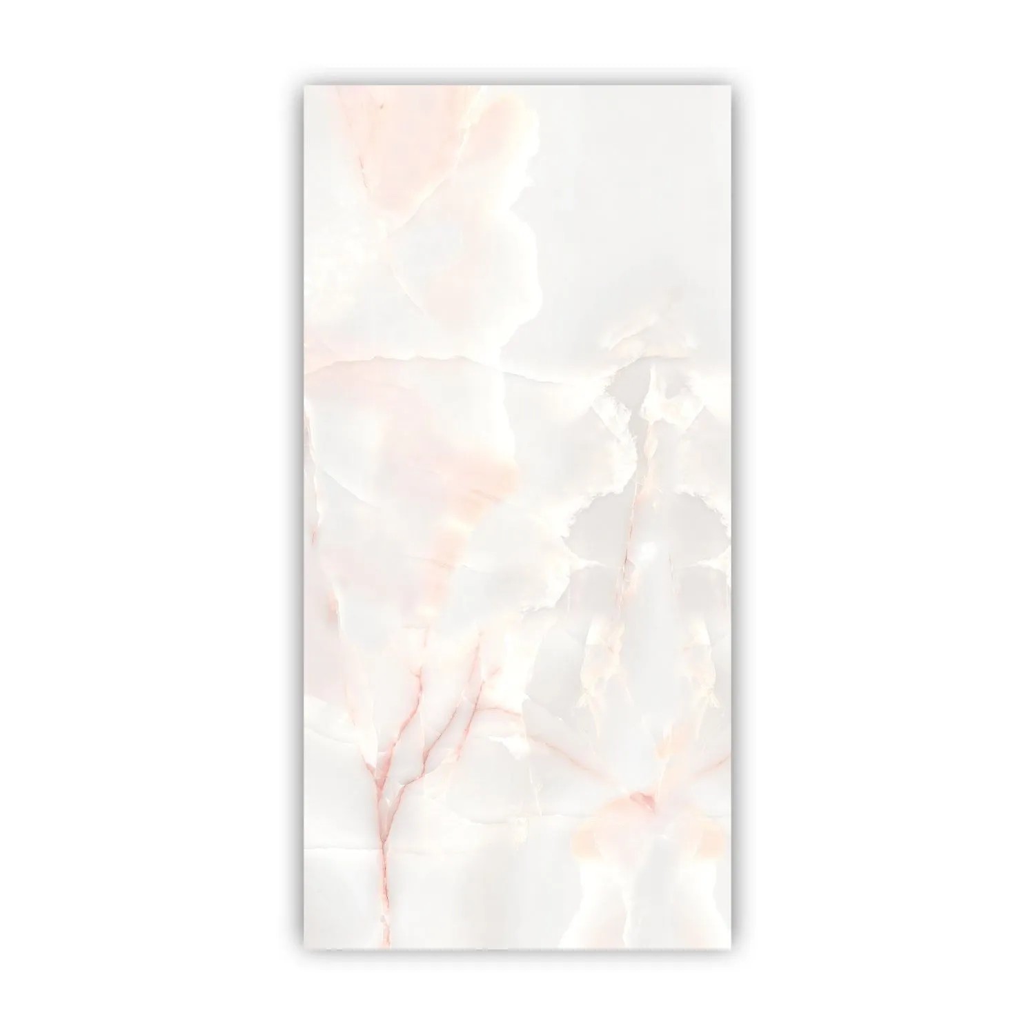 Walllux Duschrückwand Marmor Rose Alu-Verbund 3 mm 125 x 255 cm