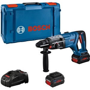 Bosch Professional Akku-Bohrhammer GBH 18V-28 DC mit Akkus, Ladegerät und XL-Boxx.