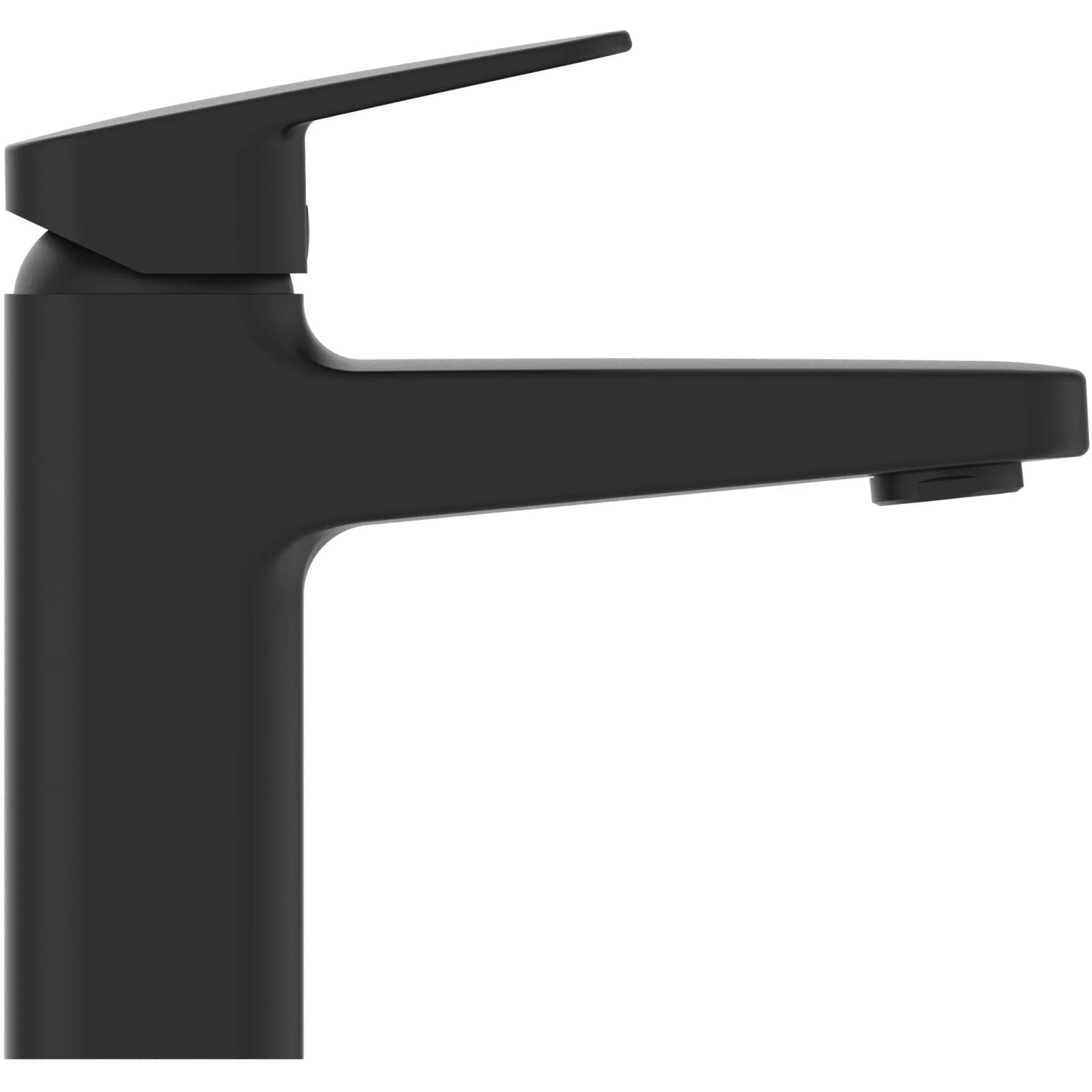 Ideal Standard Waschtischarmatur Ceraplan, Schwarz Matt, ohne Ablaufgarnitur.