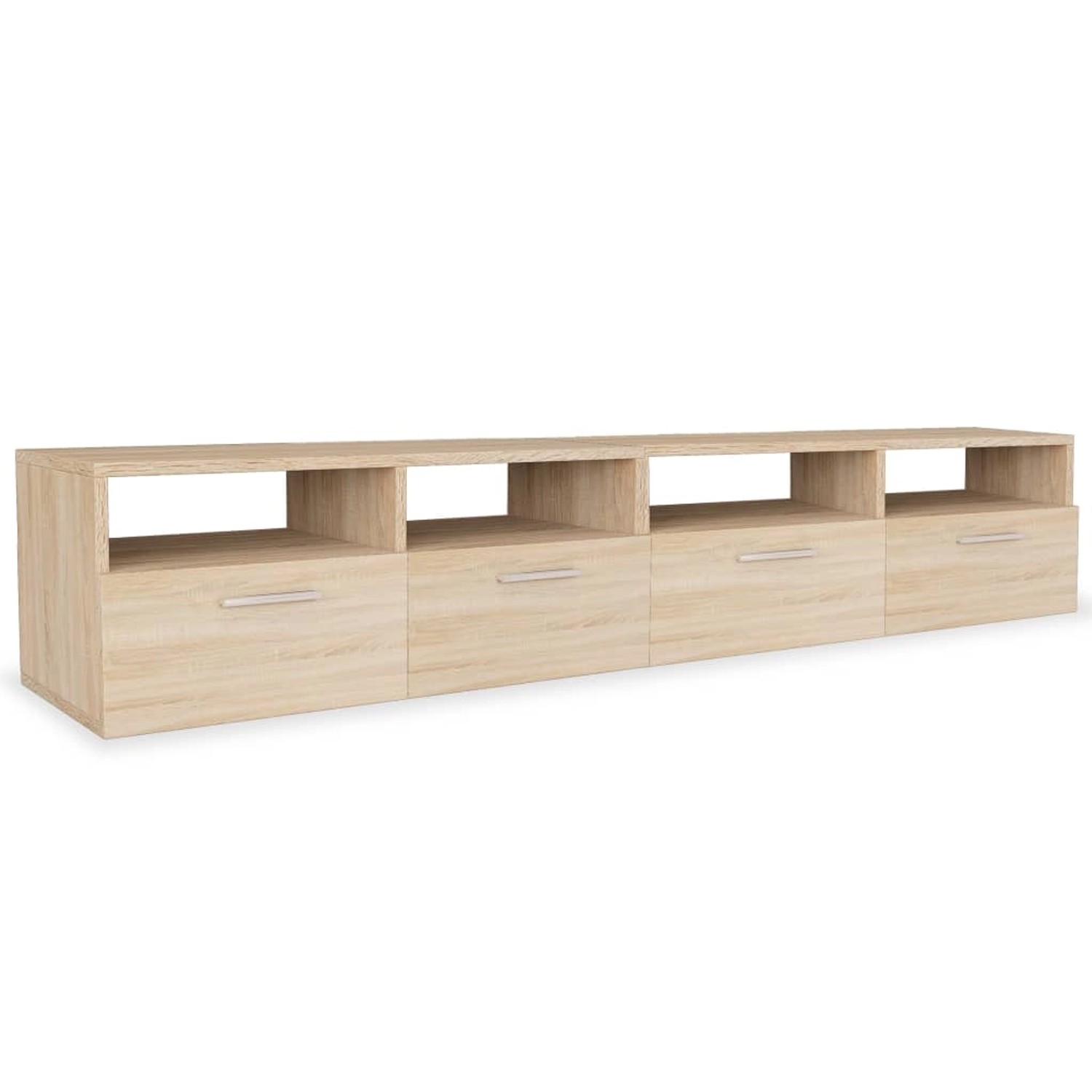 vidaXL 2 Stk TV-Schränke Holzwerkstoff 95x35x36 cm Eiche 275111