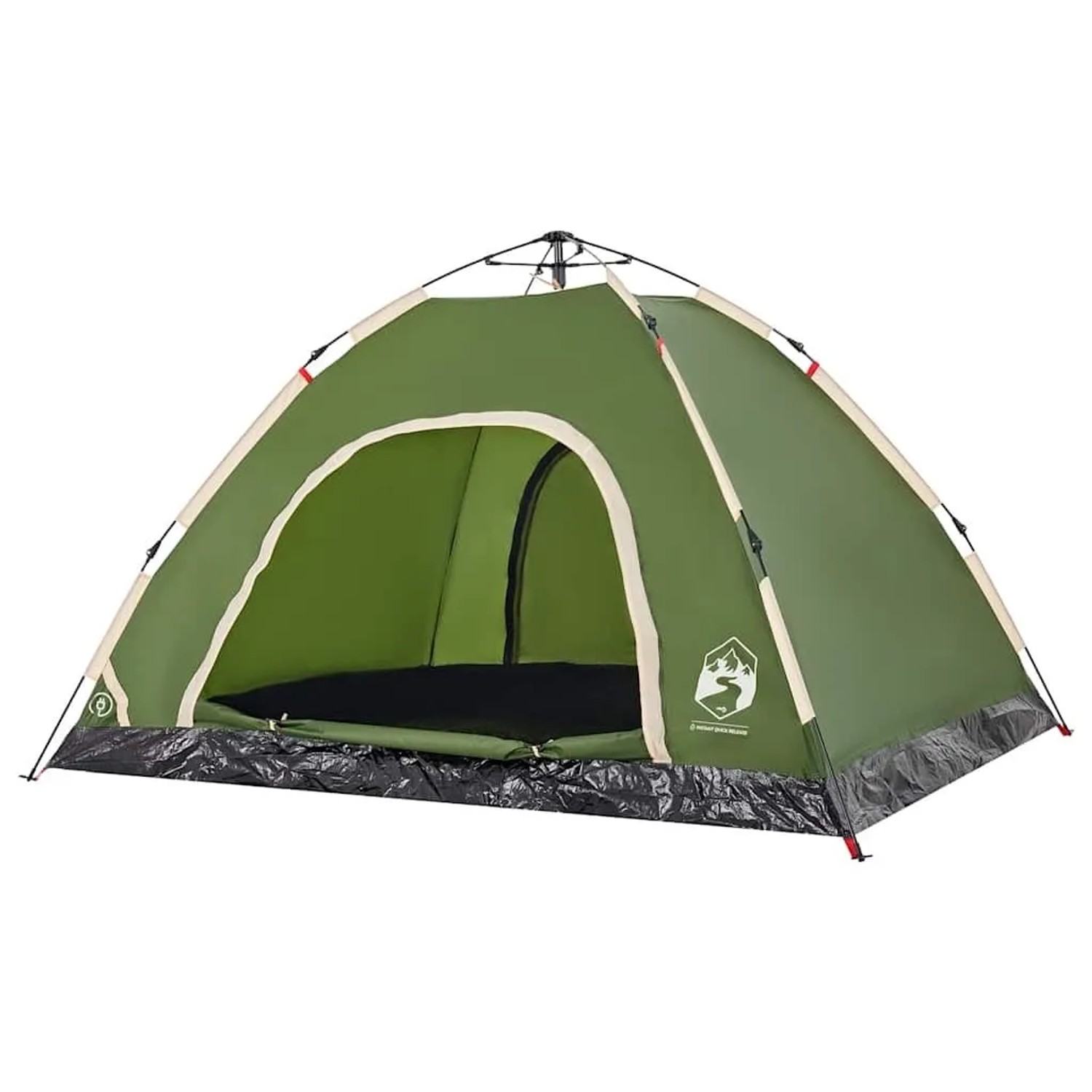 vidaXL Campingzelt 4 Personen Grün Quick Release 4004169 günstig online kaufen