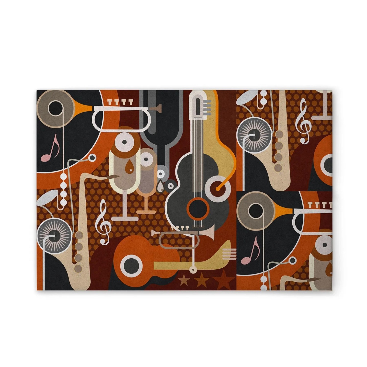 Tadessi Leinwandbild - M1-No.50935 - Pop Art Abstrakt - 120 x 80 cm - Hochformat