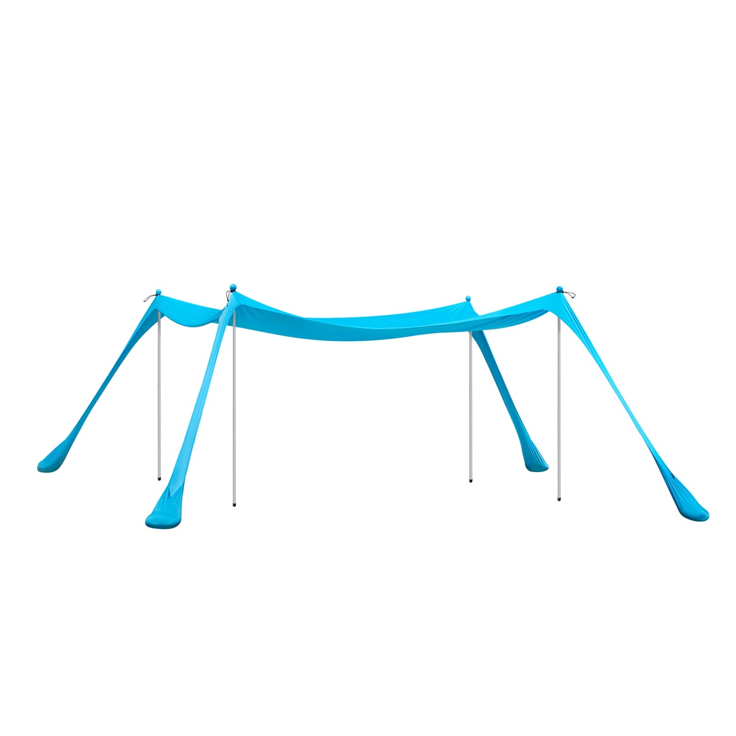 SoBuy Strandzelt Sonnensegel mit Alu-Stangen Sonnenschutz für Strand OZT02- günstig online kaufen