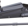 Grauer Rangierwagenheber RWH-2500 B mit 2,5 t Tragkraft und Hebel für Autoreparaturen.