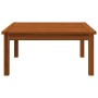 Quadratischer Akazienholz-Tisch, Teil des vidaXL Garten-Lounge-Sets.