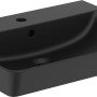 Ideal Standard Connect Air Waschtisch, 60x46 cm, Schwarz, mit Hahnloch und Überlauf.