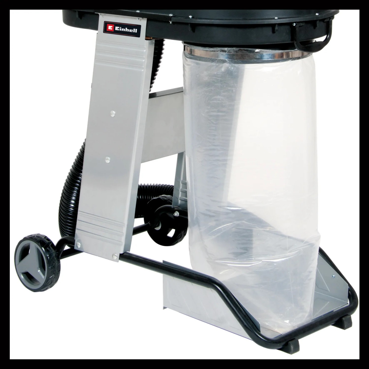 Einhell Absauganlage TE-VE 550/1 A mit Fahrgestell und Fangsack.
