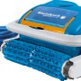 Steinbach Speedcleaner App-Control Poolroboter in Blau und Weiß mit Kabel.