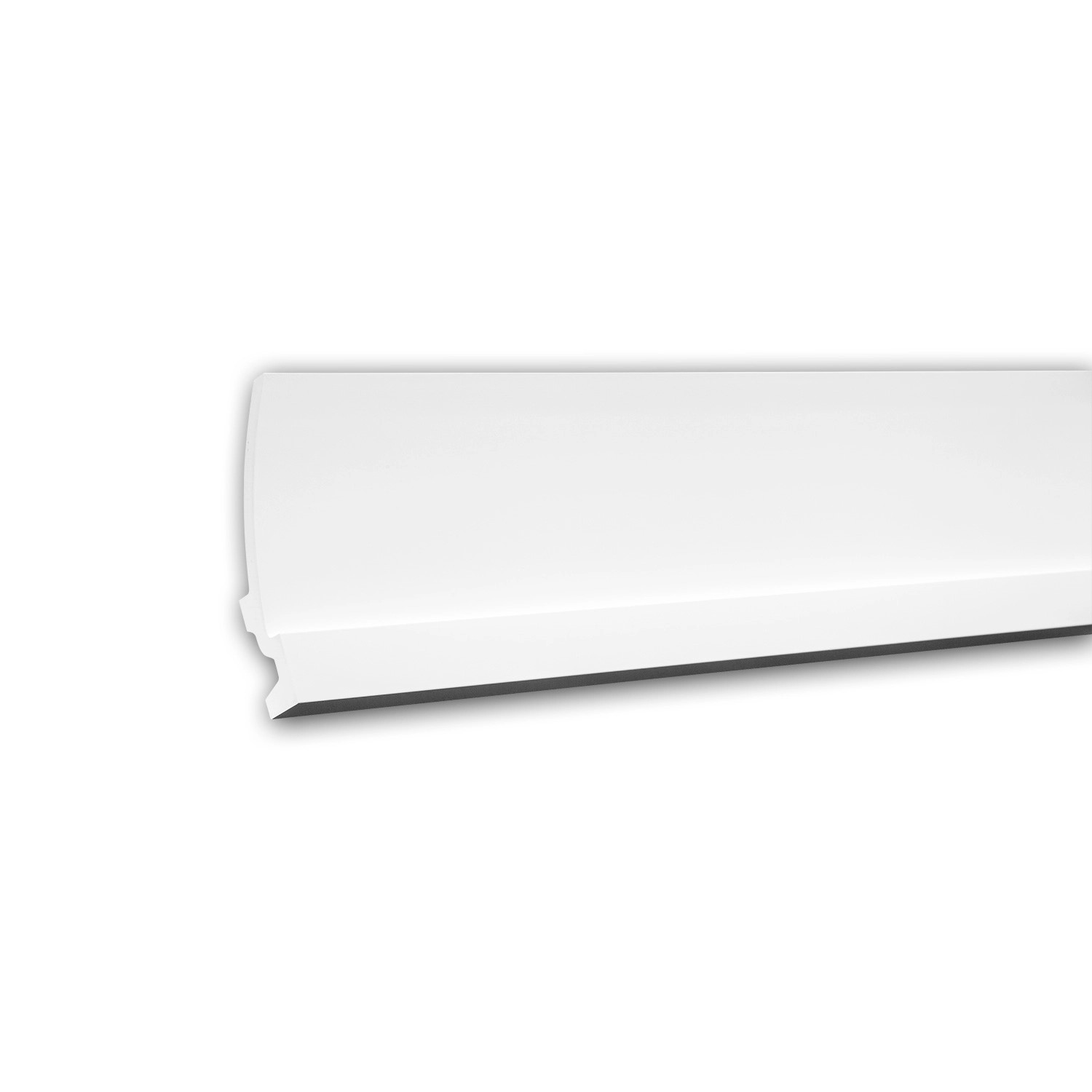 PROFHOME 150622 Eckleiste Zierleiste für indirekte Beleuchtung Stuckleiste 2 m 200 cm x 8,3 cm x 20,0 cm Weiß