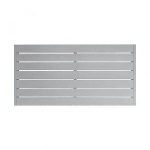 Graues Sichtschutzzaunelement Faro, 90x180 cm, aus lackiertem Holz (FSC)