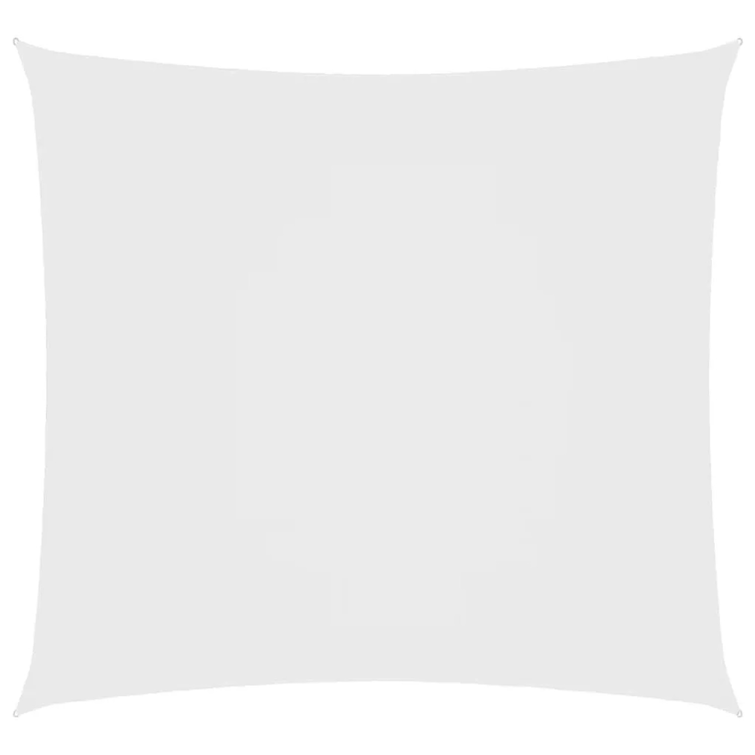 vidaXL Sonnensegel Oxford-Gewebe Quadratisch 2x2 m Weiß 135245