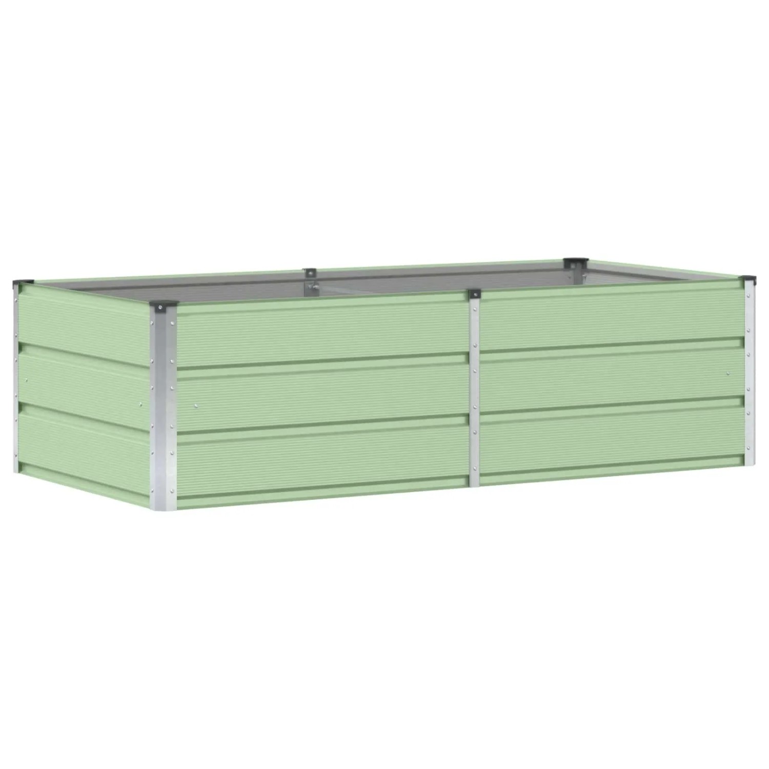 vidaXL Pflanzkübel Grün 160 x 80 x 45 cm Stahl 42018244