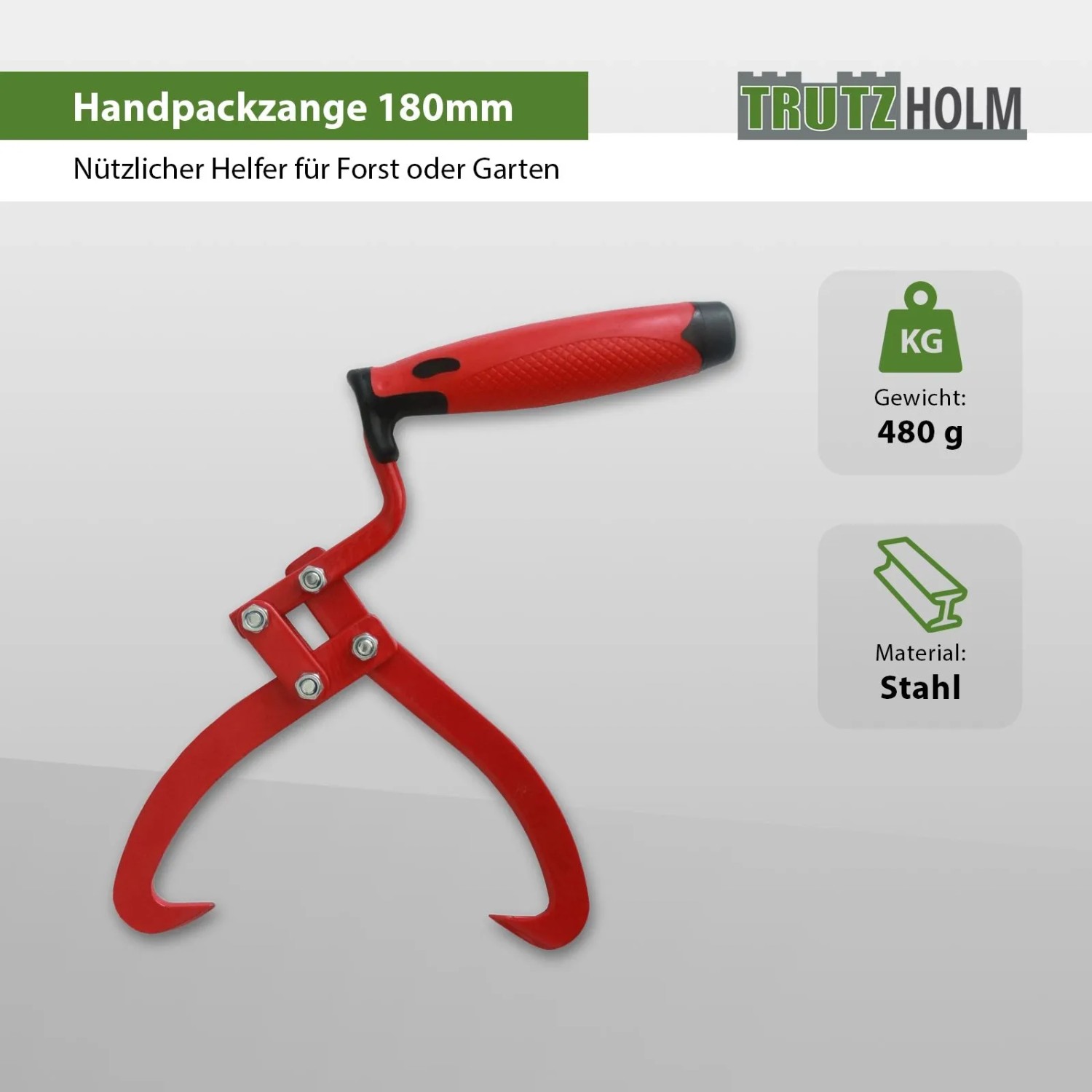 TRUTZHOLM Handpackzange Packzange Holzzange