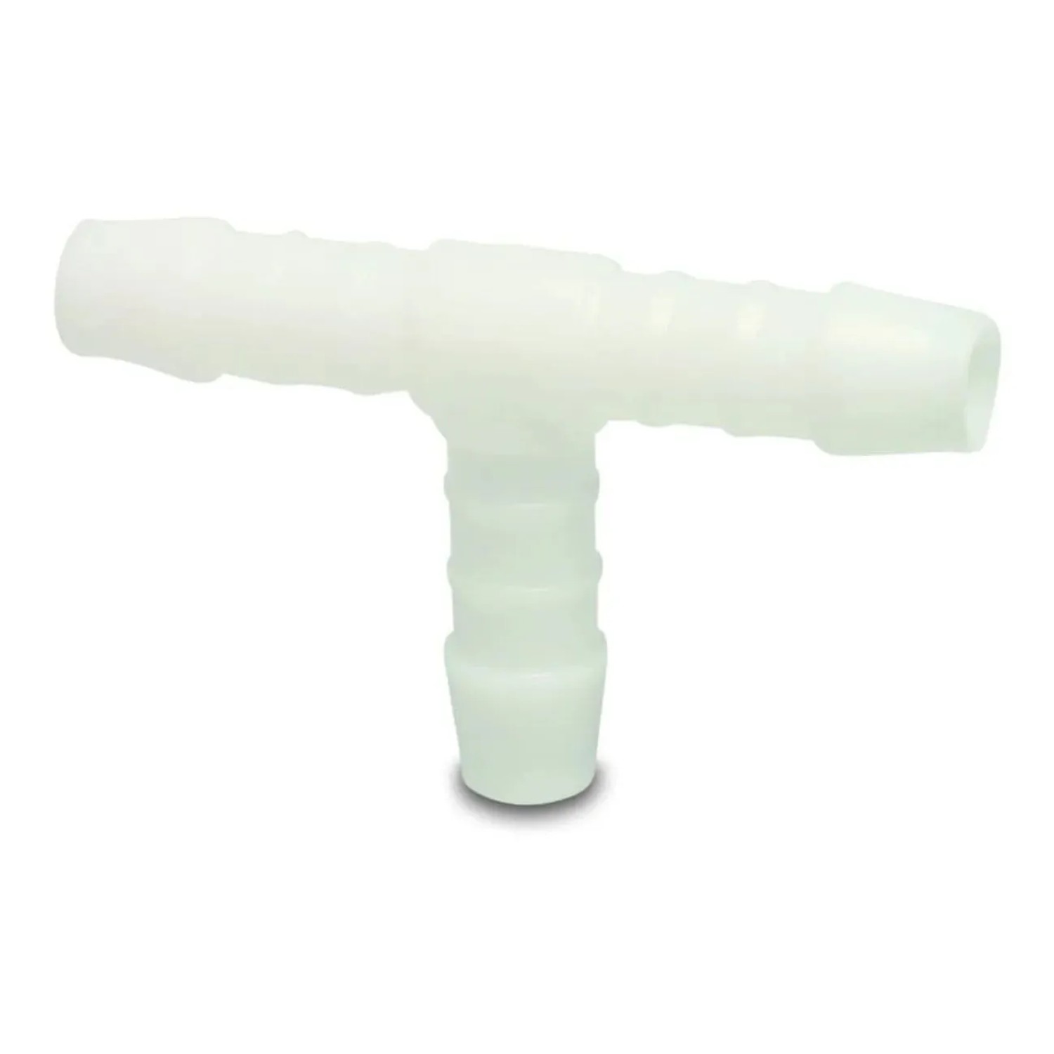 Klasebo Schlauchverbinder Kunststoff T-stück 8 mm Weiß