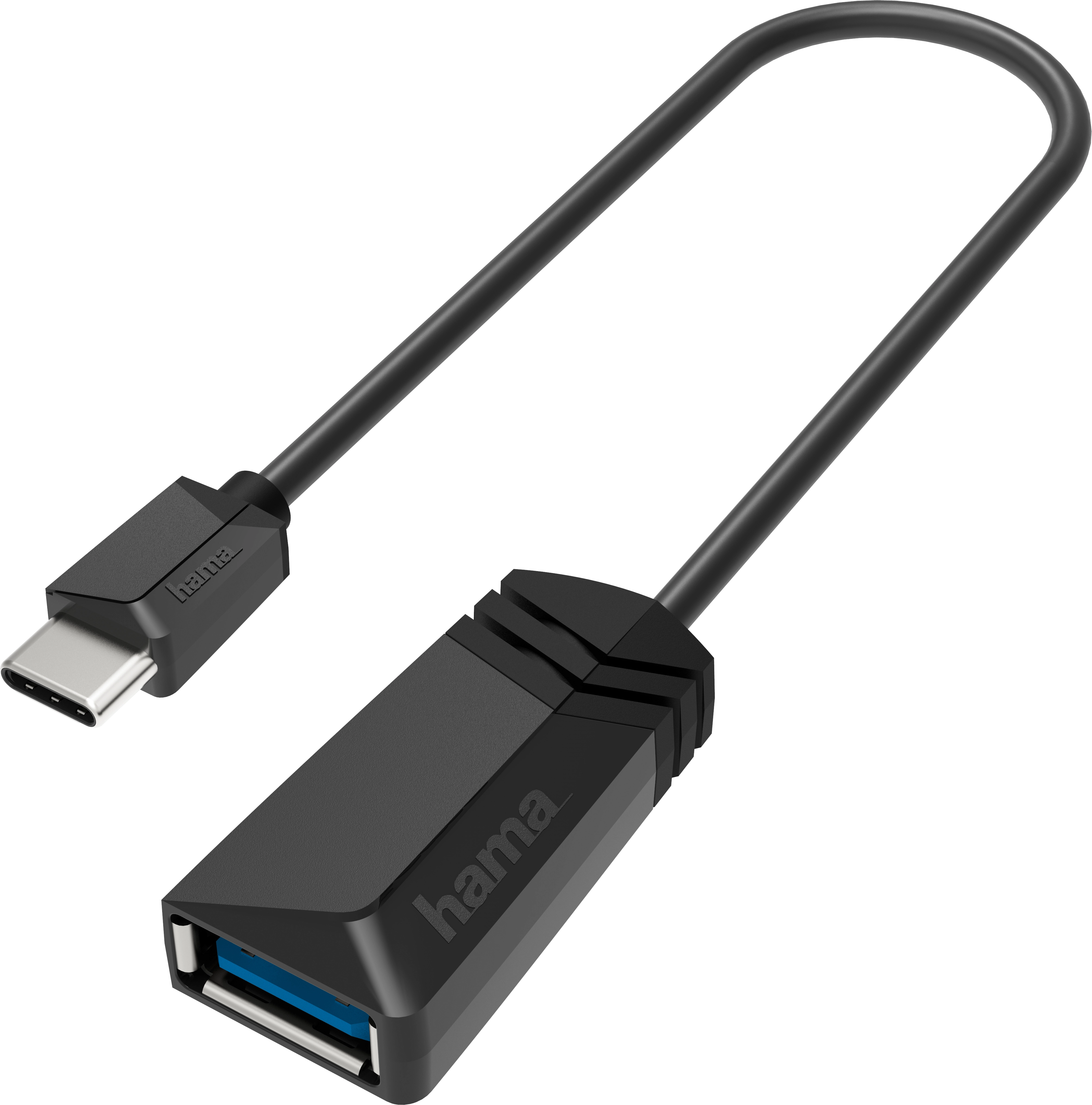 Hama USB-OTG-Adapter USB-C-Stecker/USB-Buchse USB 3.2 Gen1 5 Gbit/s Schwarz  kaufen bei OBI