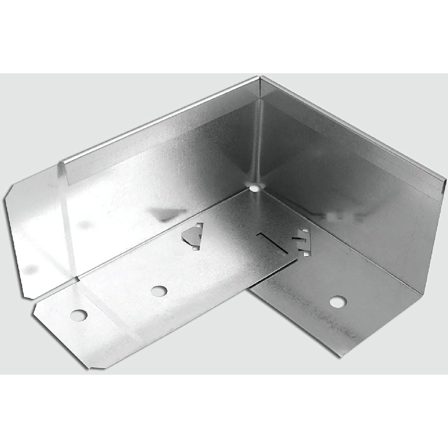 Scherf Rasenkante Ecke Alu-Heavy Grau 32 cm x 12 cm