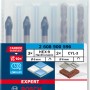 Bosch Expert Hard Keramik Bohrer-Set, 5-teilig, mit 3 HEX-9 und 2 CYL-3 Fliesenbohrern, Ø 6mm.