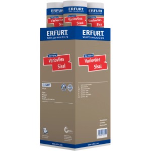 Verpackung Erfurt Vliestapete Variovlies Sisal Excellent, überstreichbare Tapete mit feiner Struktur.