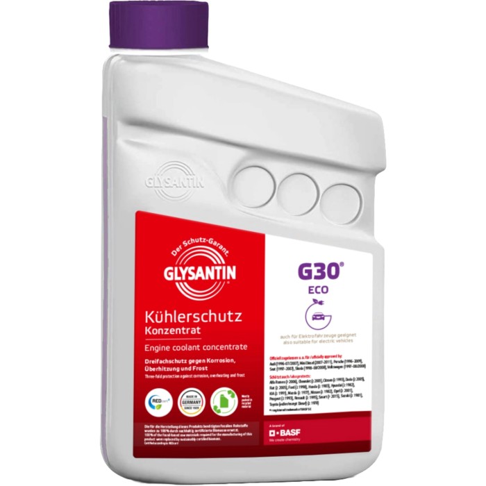 Caramba Anti Frost Kühlerschutz Konzentrat G12+ – Frostsicher Bis -54 °C, Silikatfrei, 1 Liter