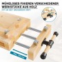 Wiltec Hobelbank 45,5x28x7cm Mini-Werkbank Holz Schraubstock Hobeln Klemmen Mobil Wiltec Hobelbank 455X28X7Cm Mini-Werkbank Holz Schraubstock Hobeln Klemmen Mobil_3