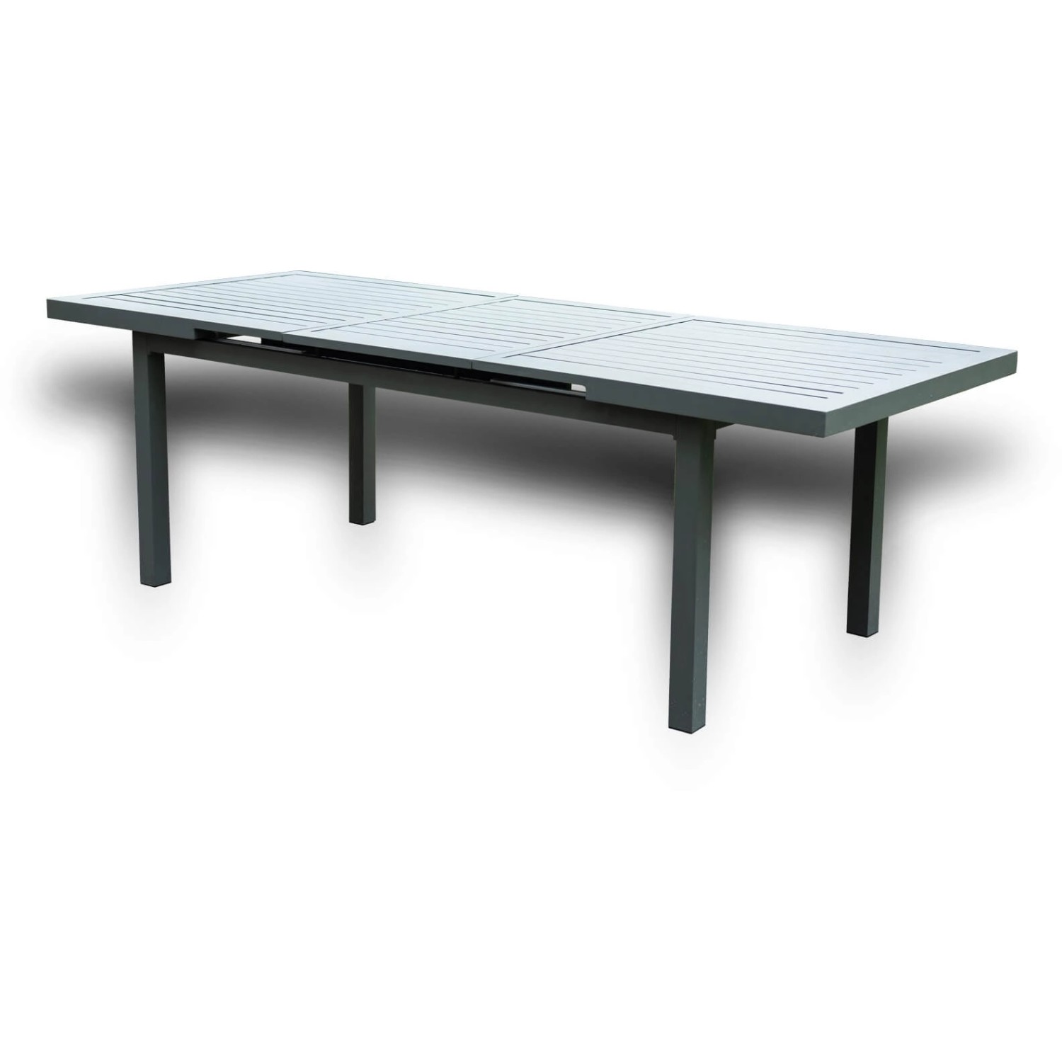 Home Deluxe Ausziehtisch Calido Aluminium Anthrazit 76,5 x 97,5 x 180/240 c günstig online kaufen