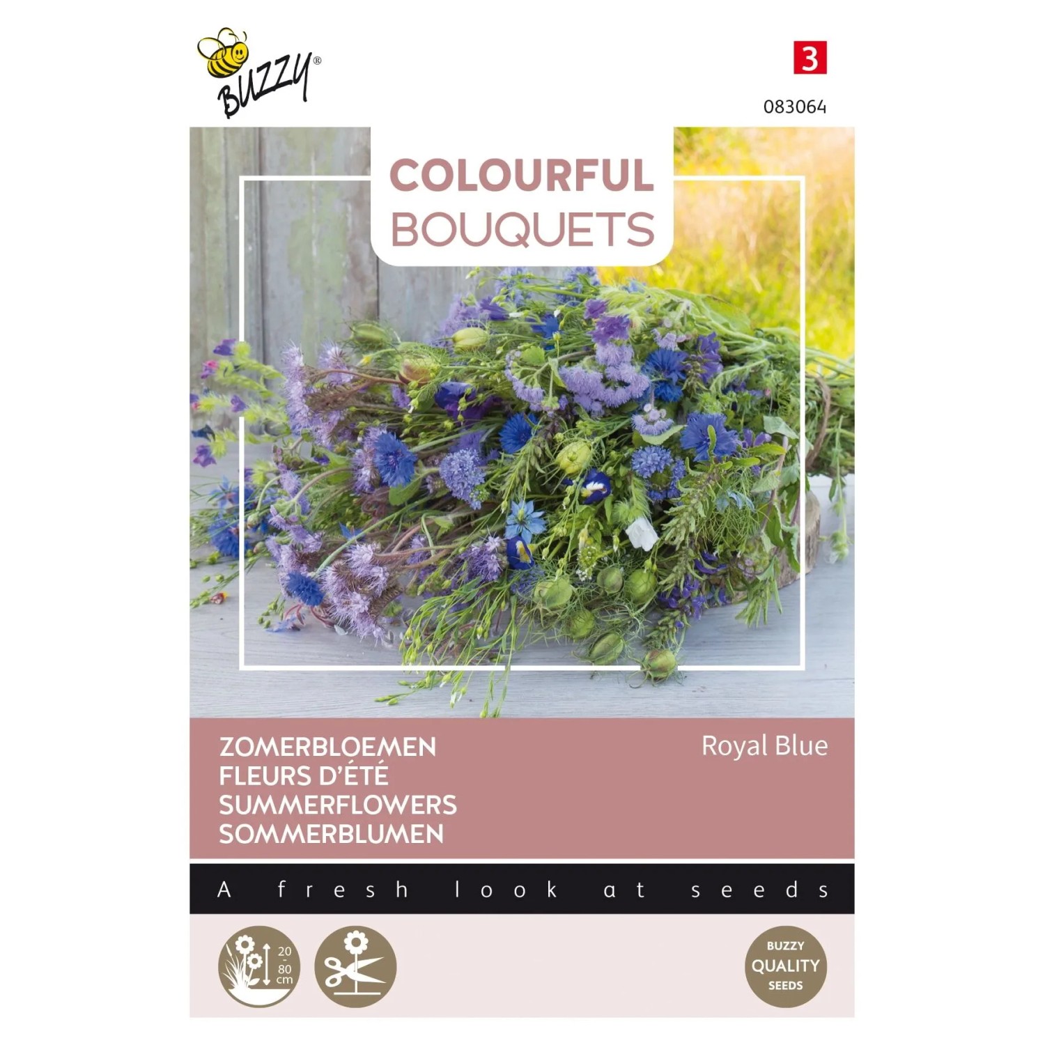 arborix Blumenmischung 'Royal Blue' Buzzy Colourful Bouquets Samen Ca. 3 G Blaue Töne