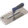 LUX Glättekelle Comfort mit 12x12 mm Zahnung für Fliesen- und Klebearbeiten.