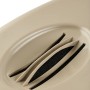 Detailansicht: Rotho Katzentoilette Eco Bailey in Cappuccino mit Aktivkohlefilter.