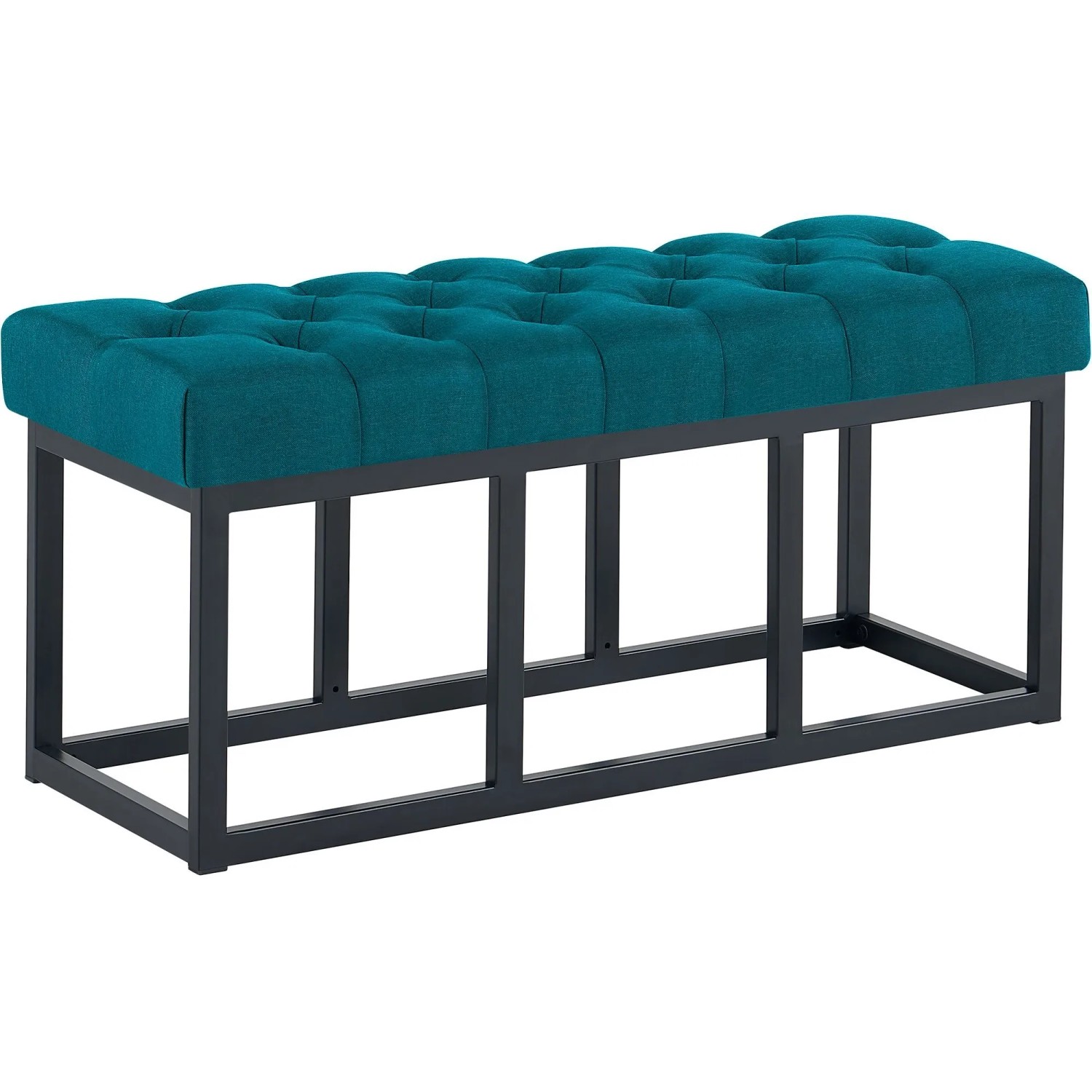 CLP Sitzbank Amun Stoff Schwarz blau/100 cm